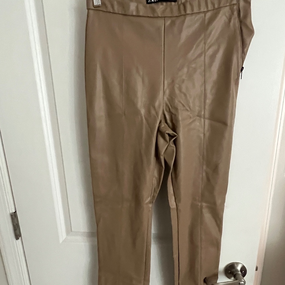Vegan Leather Trousers